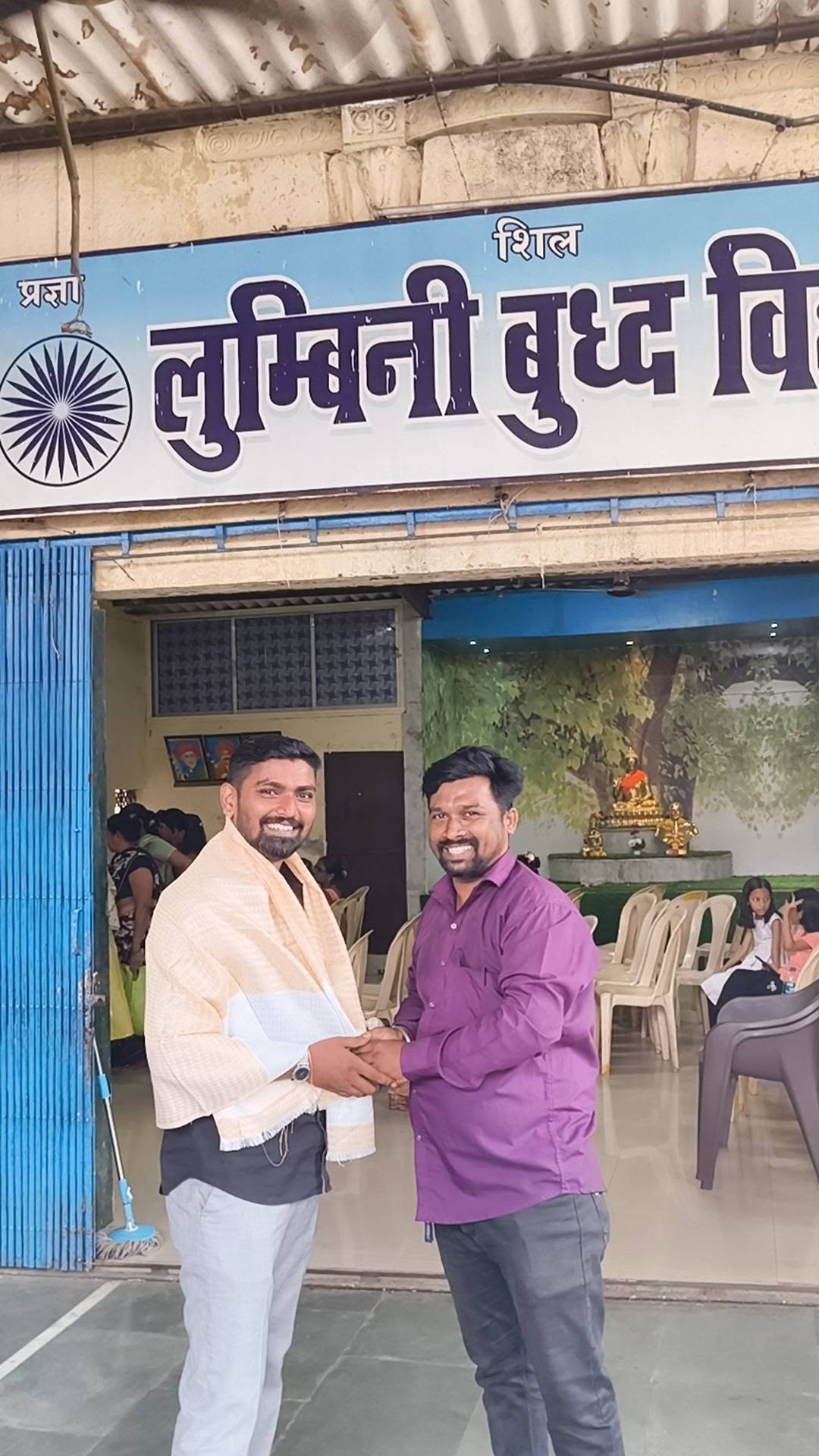 Yuva Helping Hands team members at a community programme in Mumbai